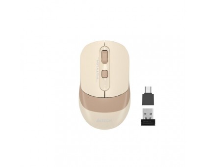 Миша бездротова A4Tech Fstyler FG10CS Air (Cafe Latte),  USB, колір бежевий