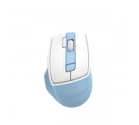 Мышь беспроводная A4Tech Fstyler FG45CS Air (lcy Blue), USB, цвет белый+голубой