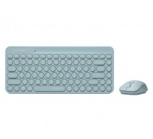 A4Tech Fstyler FG3200 Air (Blue), комплект беспроводной клавиатуры с мышью, цвет голубой