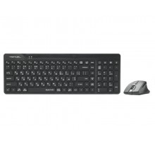 A4Tech Fstyler FG2400 Air (Black), комплект беспроводной клавиатура с мышью, цвет черный