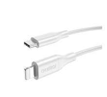 Кабель Choetech IP0040-WH, Power Delivery (PD), C-папа/Lightning, 1м.
