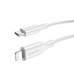 Кабель Choetech IP0040-WH, Power Delivery (PD), C-папа/Lightning, 1м.