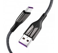 Кабель Choetech AC0013-BK, премиум качество USB 2.0 A-папа/C-папа, 1,2м.