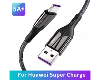 Кабель Choetech AC0013-BK, преміум якість USB 2.0 A-тато/C-тато, 1,2 м.