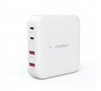 Мережевий зарядний пристрій Choetech PD8008-EU-WH ,2 USB-A / 2 USB-С