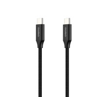 Кабель Choetech XCC-1007-V2-BK, премиум качество, USB 3.1 GEN 2, 100 Вт, 4K@60 Гц, C-Type/C-Type, 2 м.