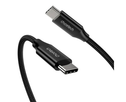 Кабель Choetech XCC-1007-V2-BK, преміум якість USB 3.1 GEN 2, 100w, 4K@60Hz, C-тато/C-тато, 2 м.