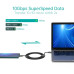 Кабель Choetech XCC-1007-V2-BK, преміум якість USB 3.1 GEN 2, 100w, 4K@60Hz, C-тато/C-тато, 2 м.