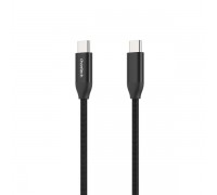 Кабель Choetech XCC-1036-BK, преміум якість USB2.0 A-папа/C-папа, 2 м.