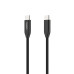 Кабель Choetech XCC-1036-BK, премиум качество USB2.0 A-папа/C-папа, 2м.
