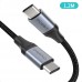 Кабель Choetech XCC-1003-BK, преміум якість USB 2.0 C-тато/C-тато, 1,2 м.