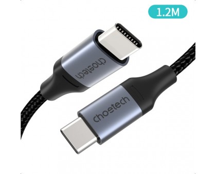 Кабель Choetech XCC-1003-BK, преміум якість USB 2.0 C-тато/C-тато, 1,2 м.