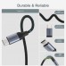 Кабель Choetech XCC-1003-BK, преміум якість USB 2.0 C-тато/C-тато, 1,2 м.