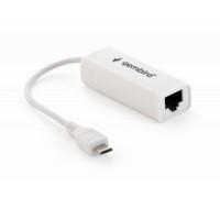 Адаптер Gembird NIC-mU2-01, з Micro USB на Fast Ethernet