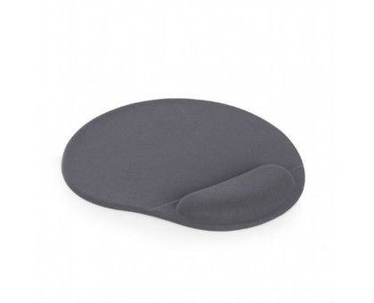 Коврик для мышки GembirdMP-GEL-G, гелевый, подушка для отдыха руки, серый