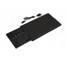 Клавіатура бездротова Gembird KB-P3-BT-UA, Phoenix серія, тонка, Bluetooth інтерфейс, чорний колір