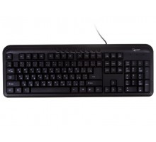 Клавіатура Gembird KB-UM-101-UA, мультимедійна, USB інтерфейс, чорний колір