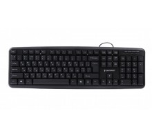 Клавиатура Gembird KB-103-UA, стандартная раскладка, PS/2, украинская раскладка, черный цвет
