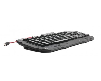 Игровая клавиатура Gembird KB-UMGL-01-UA, с возможностью программирования, черного цвета