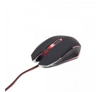 Оптическая игровая мышка Gembird MUSG-001-R, USB интерфейс, красный цвет