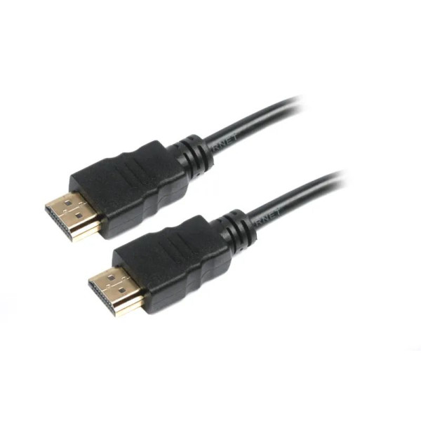 Кабель Maxxter V-HDMI4-0.5M HDMI V.2.0, 4К 60 Гц, позолочені конектори, 0.5 м