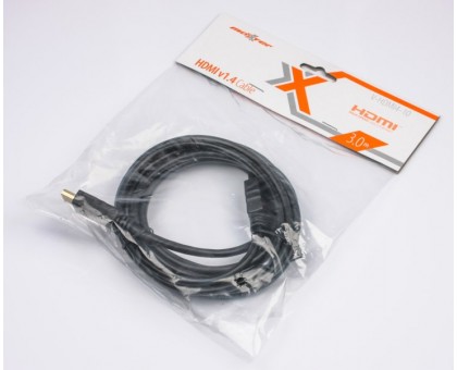 Кабель Maxxter V-HDMI4-10 1.4, позол. коннект., 3м.