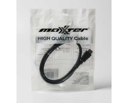 Кабель Maxxter V-HDMI4-1M 1.4, позол. коннект., 1 м.