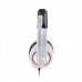 Наушники с микрофоном Gembird MHS-001, стерео, глянцевые белого цвета