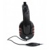 Навушники з мікрофоном Gembird GHS-402, з регулятором гучності, глянцеві чорного кольору