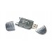 Внешний картридер FD2-SD-1, USB 2.0, для SD, MMC, RS-MMC