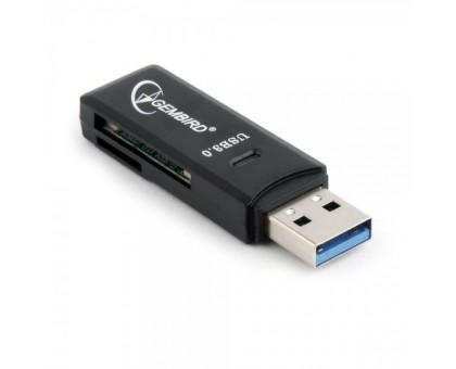 Наружный картридер Gembird UHB-CR3-01, USB 3.0, для SD и MicroSD