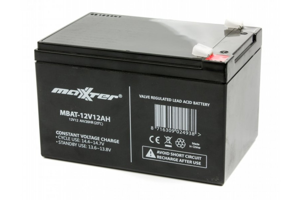 Maxxter MBAT-12V12AH Аккумуляторная батарея 12 В 12 Агод купить в Киеве ...