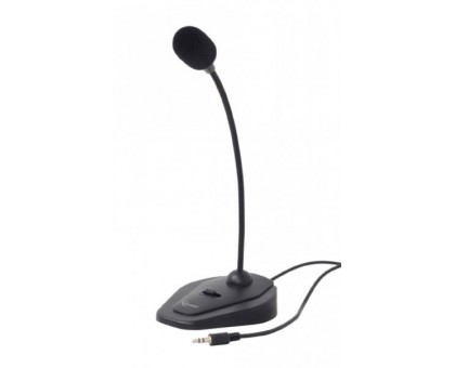 Настольный микрофон Gembird MIC-D-01, черного цвета