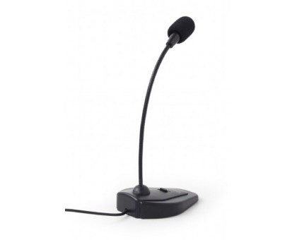 Настольный микрофон Gembird MIC-D-01, черного цвета
