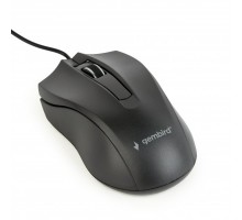 Оптична мишка Gembird MUS-3B-01, USB інтерфейс, чорний колір