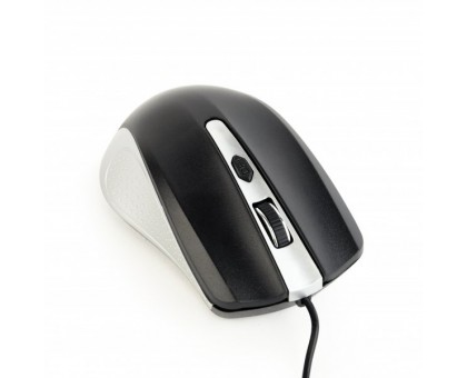 Оптична мишка Gembird MUS-4B-01-SB, USB интерфейс, сріблясто-чорного кольору