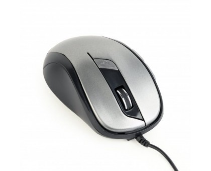 Оптическая мышка Gembird MUS-6B-01-BG, USB интерфейс, серо-черного цвета