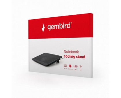 Подставка под ноутбук Gembird NBS-1F15-03, черная