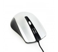 Оптична мишка Gembird MUS-4B-01-BS, USB интерфейс, чорно-сріблястого кольору