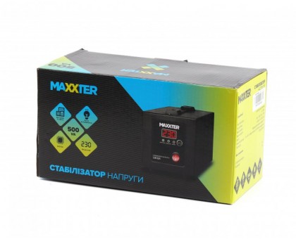 Автоматичний регулятор напруги Maxxter MX-AVR-E500-01