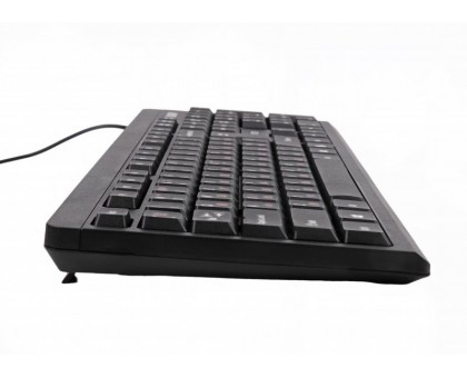 Клавіатура дротова Maxxter KB-112-U, USB, чорного кольору
