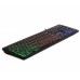 Клавиатура проводная Gembird KB-UML-01-UA, украинская раскладка, 3-х цветная подсветка клавиш, черный цвет
