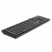Клавиатура проводная Gembird KB-MCH-03-UA, украинская раскладка, мультимедийная, "шоколадные" клавиши, черный цвет
