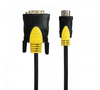 Кабель у блістері Maxxter CCBP-HDMI-DVI-1.8, HDMI тато/DVI тато, позолочені коннектори, 1.8 м
