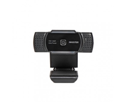 Веб камера USB 2.0 WC-FHD-AF-01, FullHD 1920x1080, Auto-Focus, чорний колір