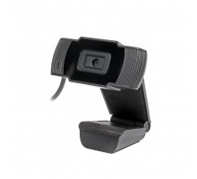Веб камера USB 2.0 WC-HD-FF-01, HD 1280x720, Fixed-Focus, чорний колір