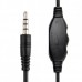 Навушники стерео накладні, з мікрофоном, 3.5 Jack 1x4-pin, чорний з білим