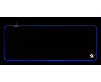 Коврик игровой Gembird MP-GAMELED-L (300 x 800 мм.) Толщ. 4 мм, со светодиодной подсветкой, размер L, черный