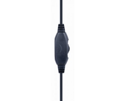 Навушники з мікрофоном GHS-05-O, ігрові, регулятор гучності, чорний з оранжевим