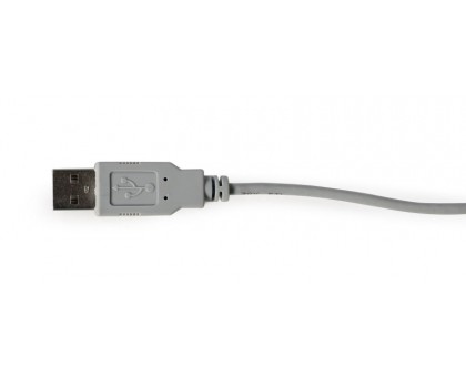Мікрофон настільний MIC-DU-01, USB-підключення, вбудована звукова карта, сріблястий колір